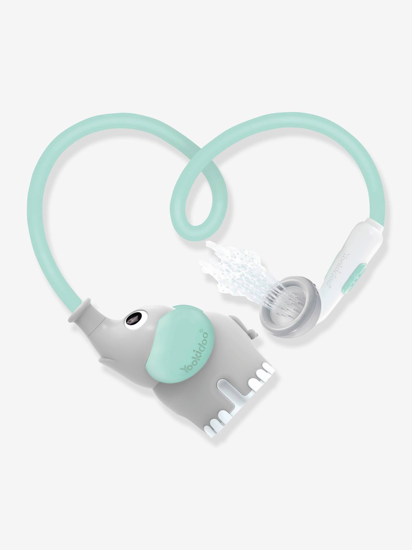 Douchette éléphant YOOKIDOO turquoise