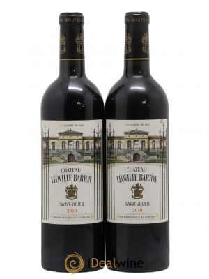Château Léoville Barton 2ème Grand Cru Classé  2010 - Lot de 2 Bouteilles