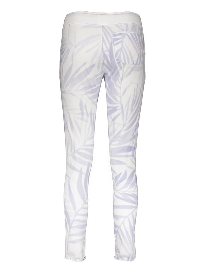 Juvia Sweathose in Weiß/ Flieder günstig kaufen