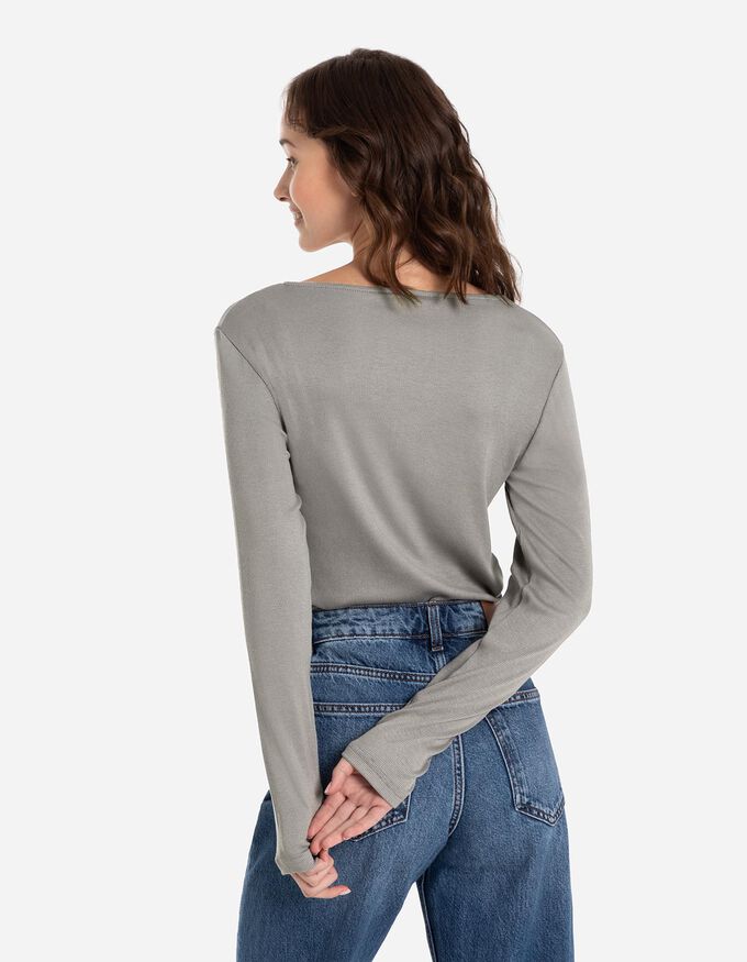 Langarmshirt - LENZING™ ECOVERO™