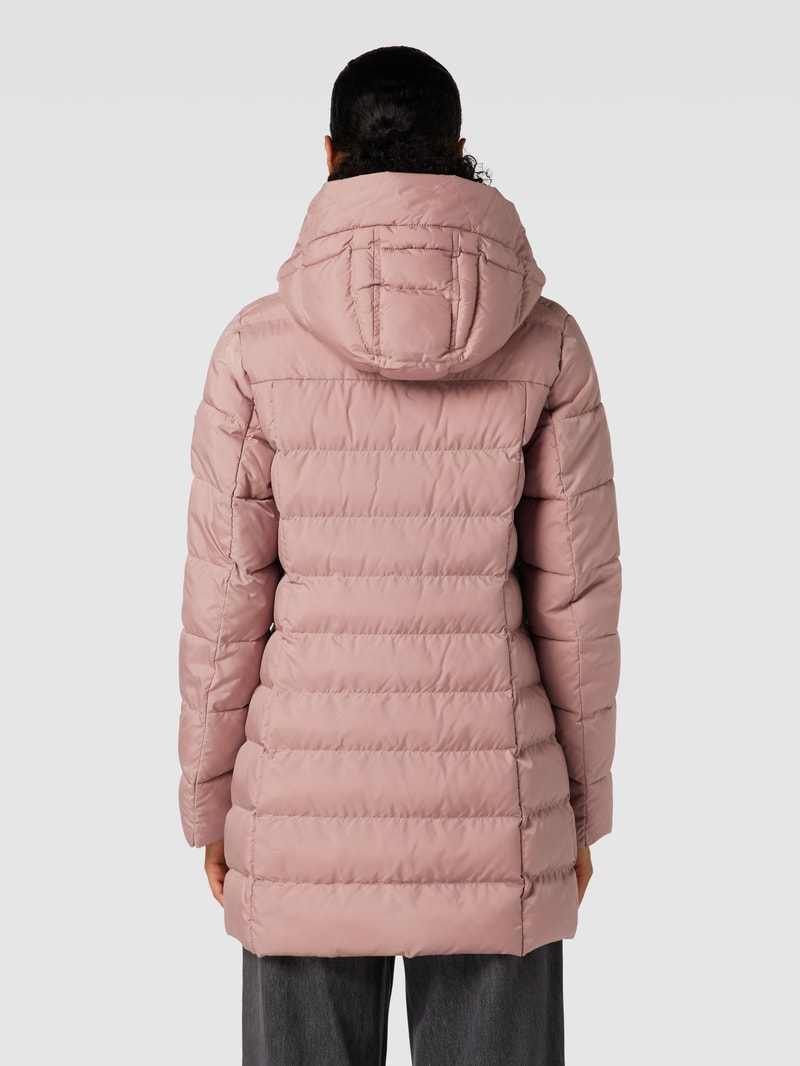Steppmantel mit Kapuze Modell 'ROSE' in rosé