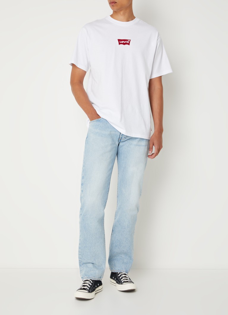 Levi's 501 suorat farkut kevyellä pesulla