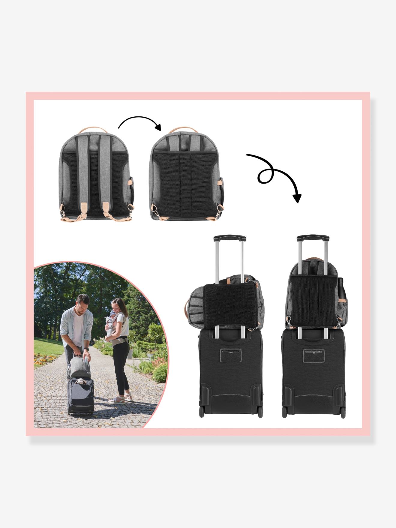 Babymoov Wickelrucksack PYLA BABYMOOV - grau meliert smokey