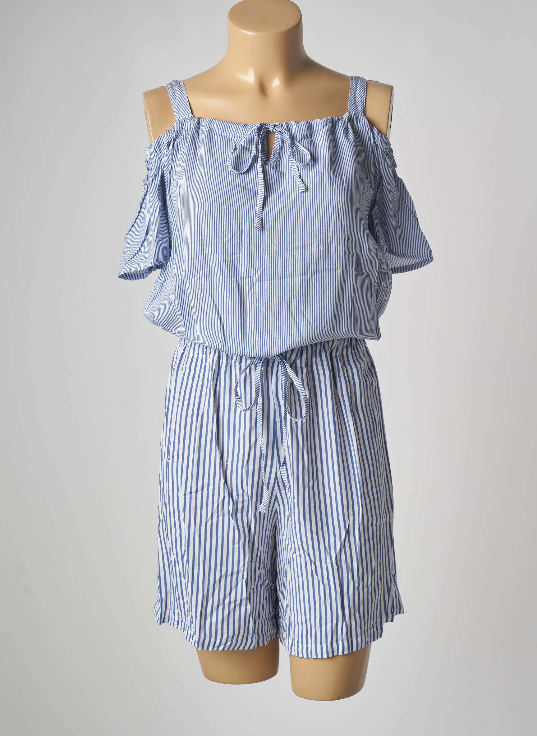 Paul Brial Combi Shorts Femme couleur bleu