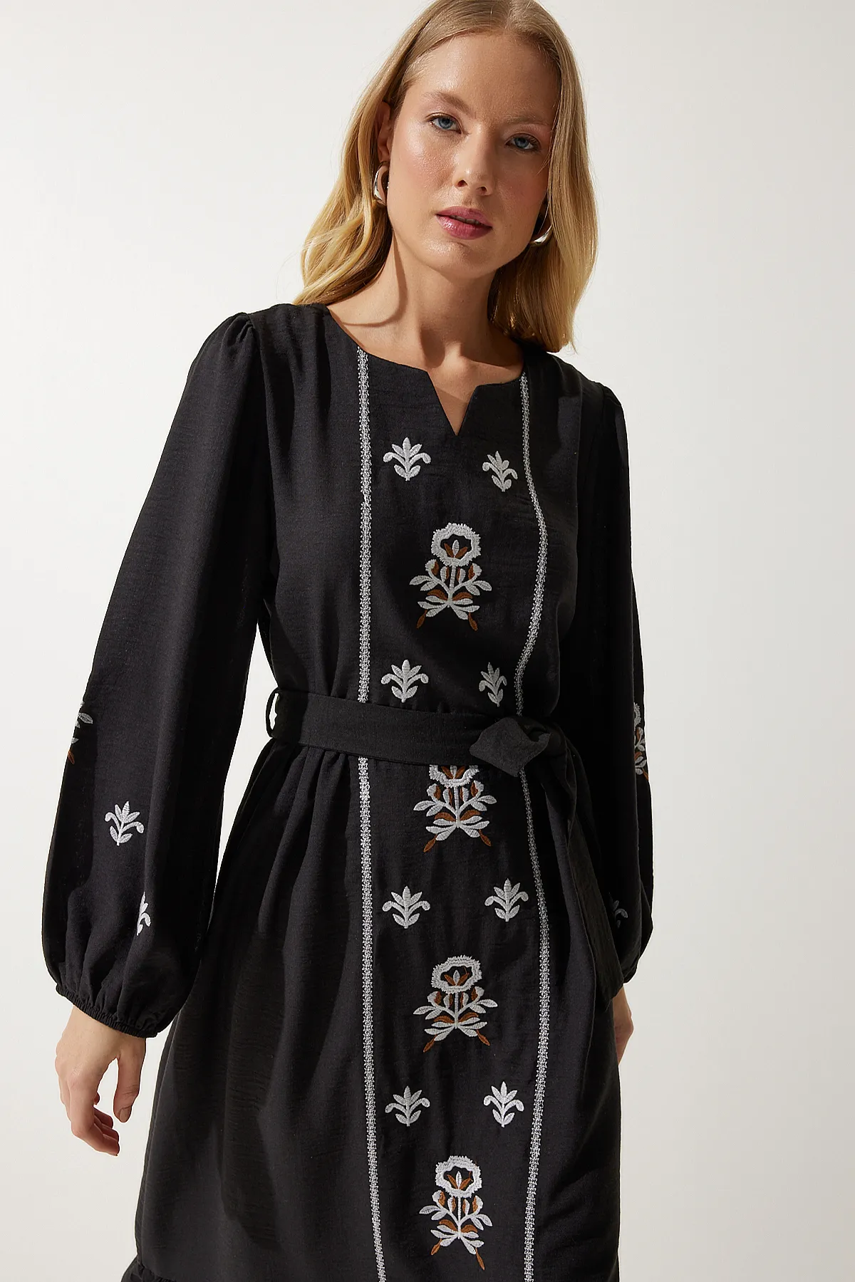 Happiness İstanbul  Kleid - Schwarz - A-Linie