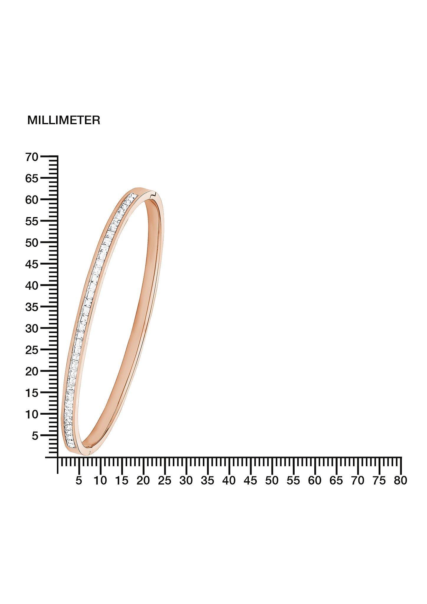Armreif in IP Rosé mit Kristallglas  272.708.6412.0824-05B0