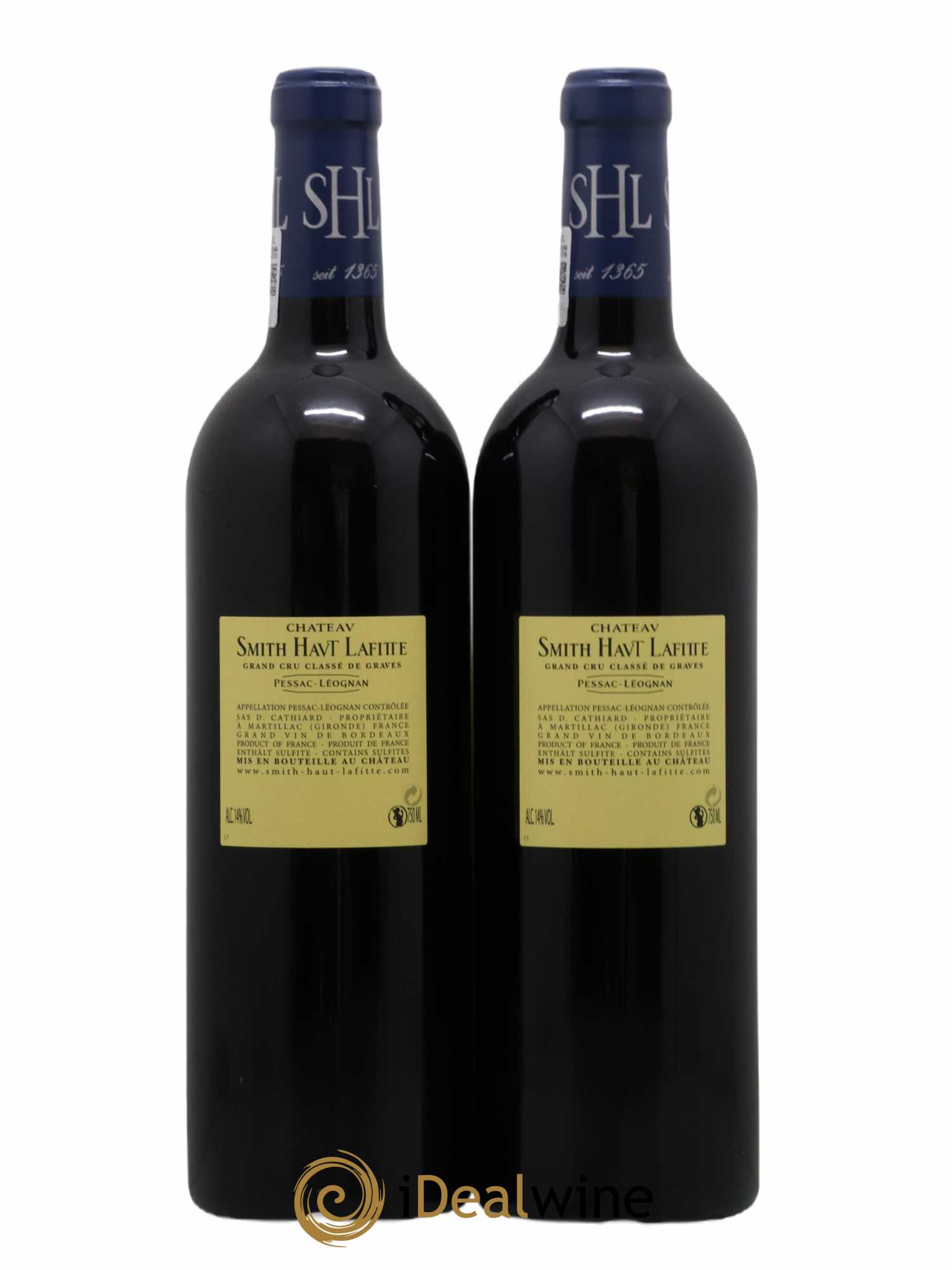 Château Smith Haut Lafitte Cru Classé de Graves  2016 - Lot de 2 Bouteilles