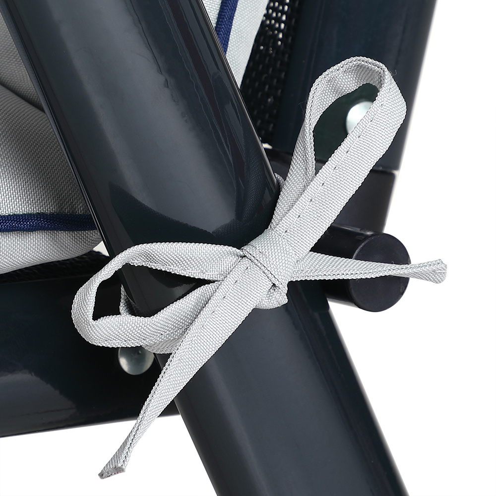 Casaria Detex® Auflage 6er-Set Vanamo Hellgrau 120x45x5cm