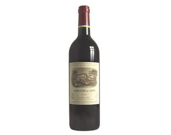 Carruades de Lafite Rouge 1996, Second Vin du ChâteauLafite-Rothschild Bordeaux Pauillac