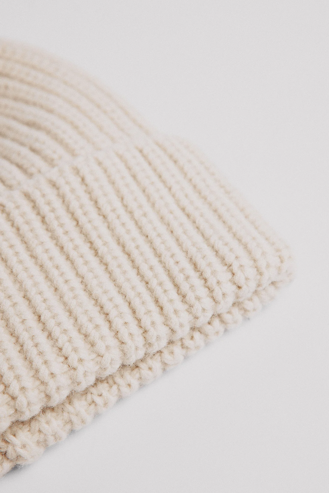 Grob gestrickte weiche Beaniemütze