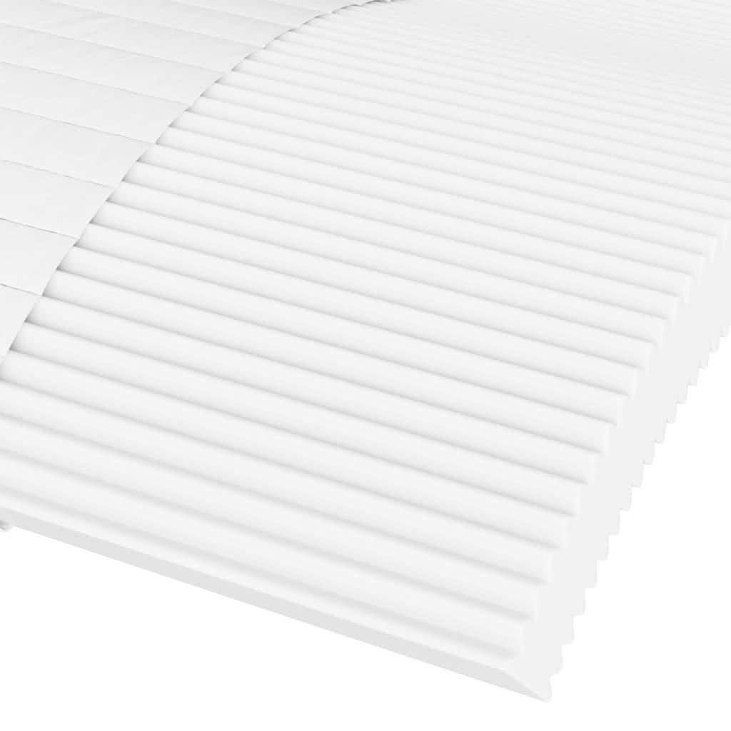 Kaltschaummatratze Schaumstoffmatratze Weiß 80x200 cm Härtegrad H2 H3, vidaXL, 0 cm hoch