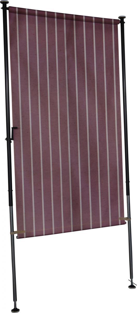 Angerer Balkonsichtschutz bordeaux/creme 120 cm