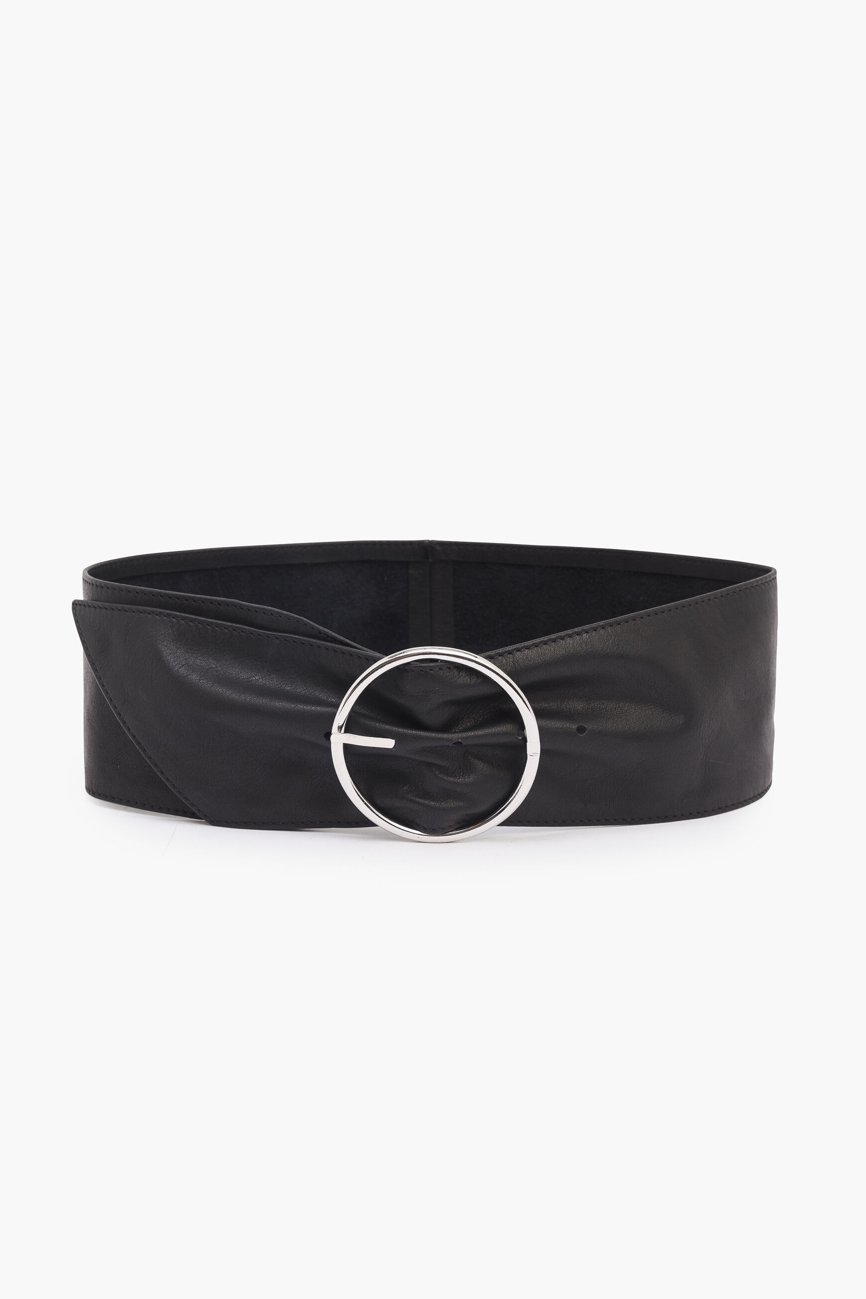 ceinture calkoy 100% cuir noir femme