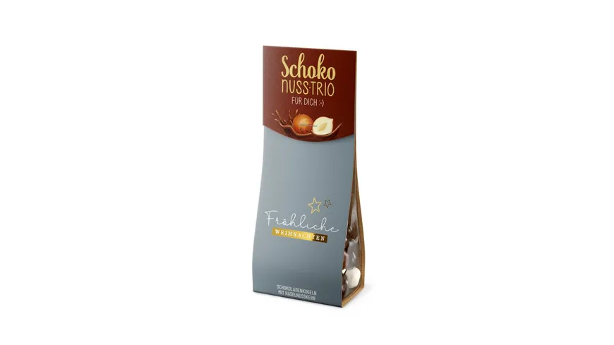 Geschenk für Dich Schokonuss-Trio Stern 90 g