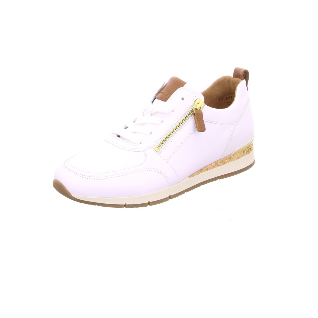 GABOR Freizeit Schnürer beige Gabor Fashion Sneaker low 43.411.21 beig