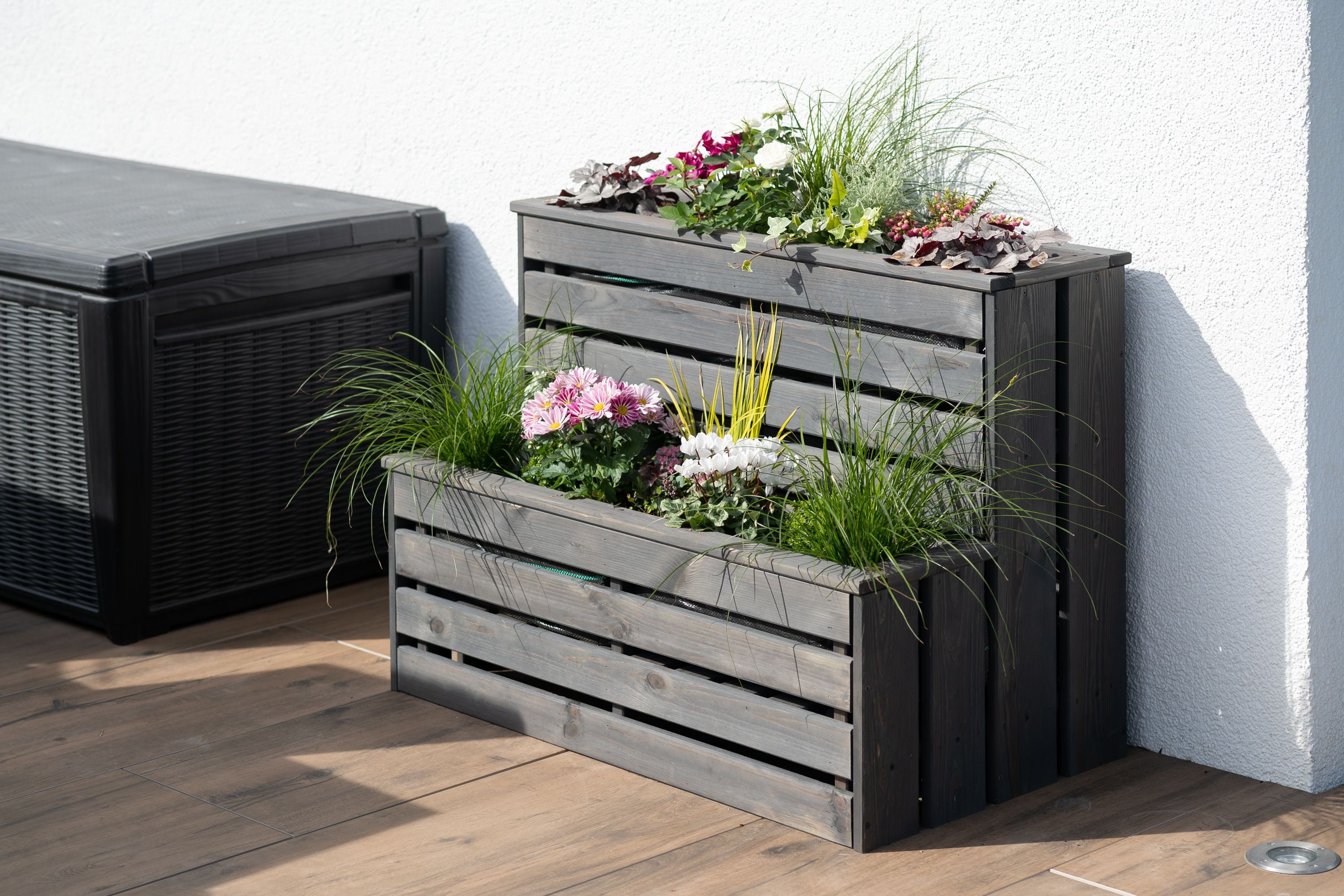WESTMANN Blumenkasten Duett, 100 % FSC-zertifiziertes Kiefernholz