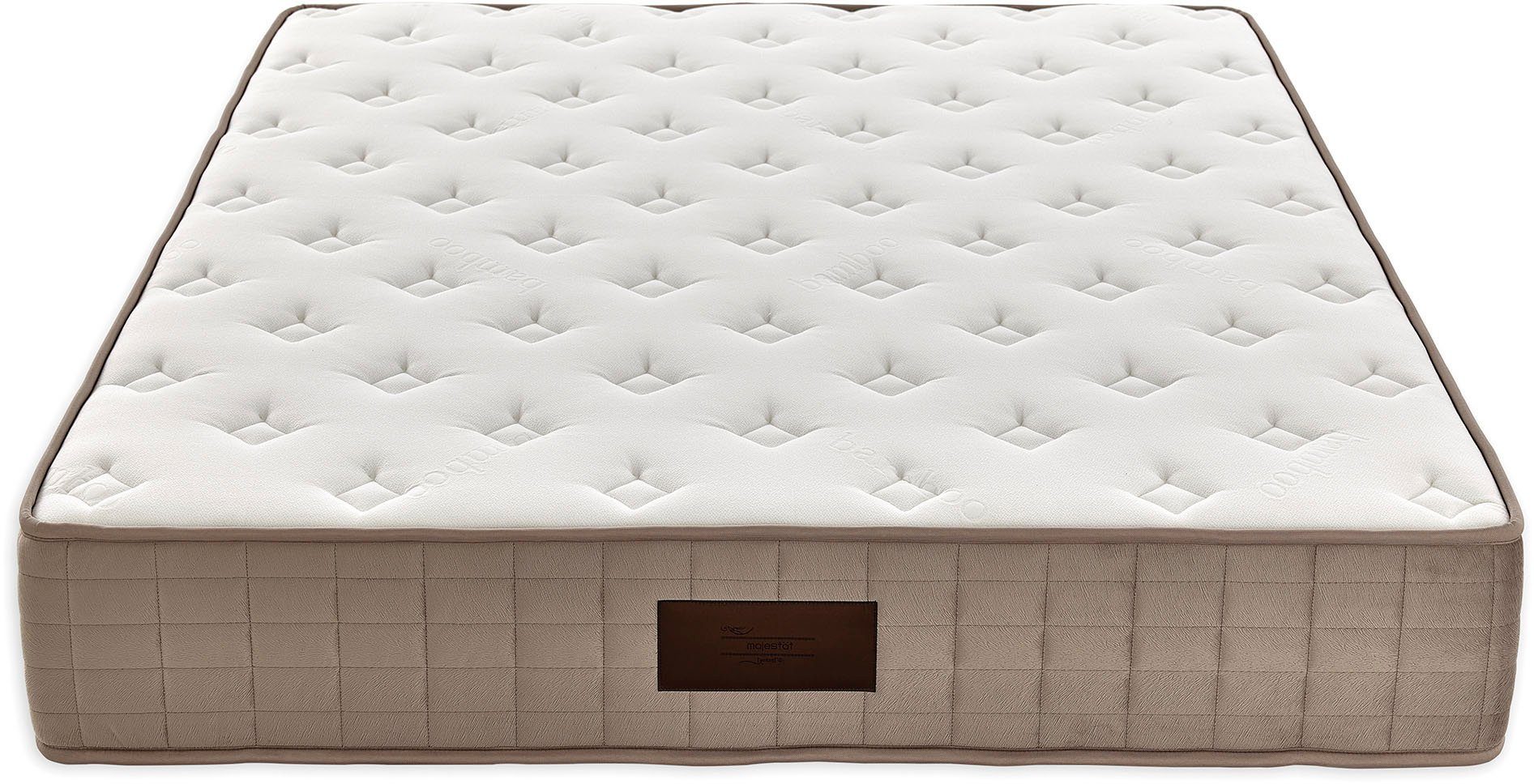 Taschenfederkernmatratze Majestät Premium Tencel® Bamboo, Yatas Bedding, 30 cm hoch, temperaturregulierende Matratze, in 90x200 cm und weiteren Größen