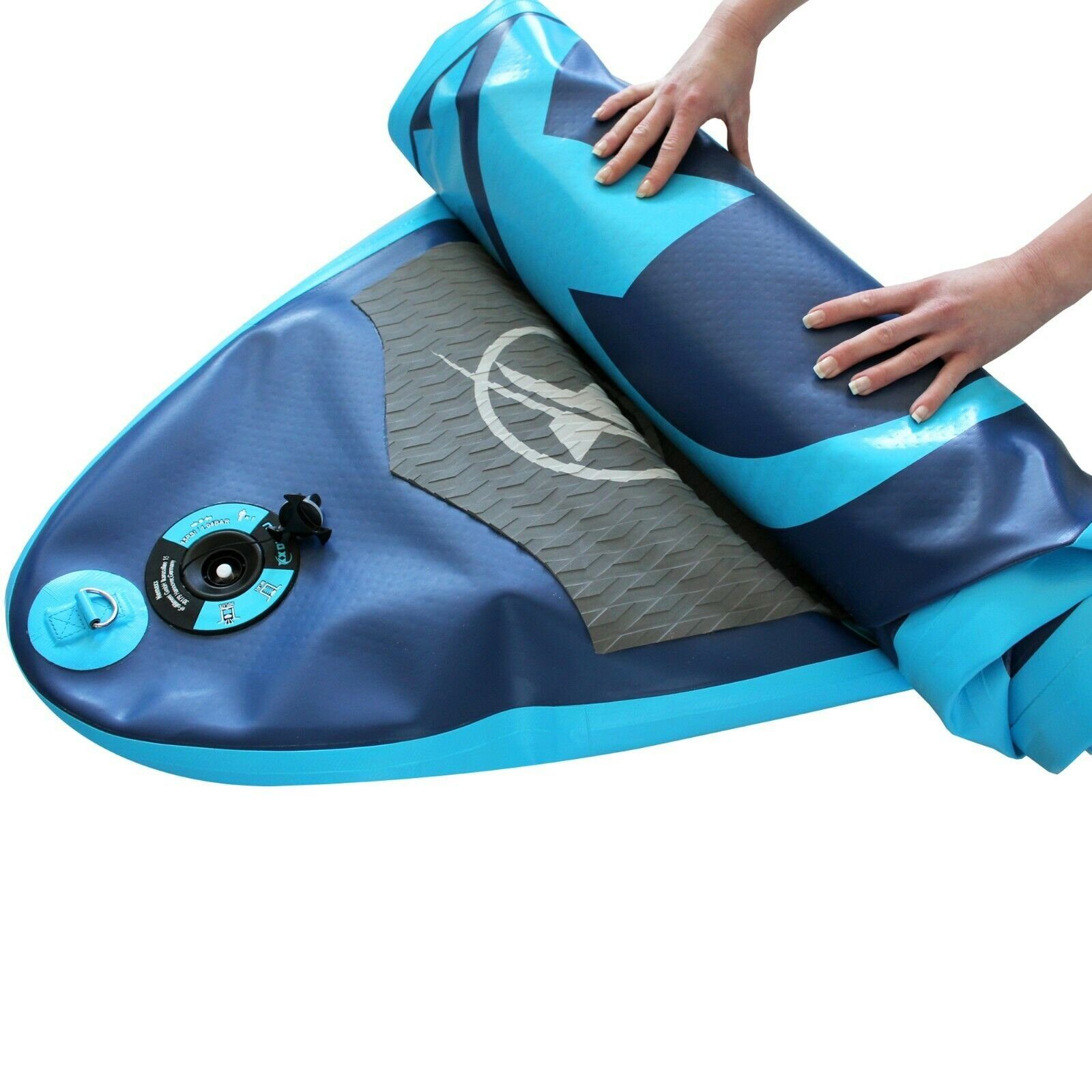 NEMAXX PB 330 SUP-Paddel, (Set, Mit Teleskop-Aluminium-Paddel, Finne, Transport-Rucksack uvm)