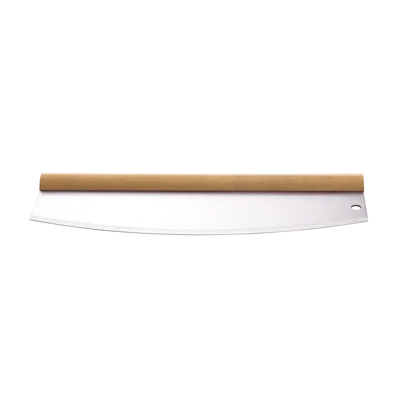 PaellaWorld International Paella World Pizzaschneider-Wiegemesser Edelstahl 35x2,5x12 cm