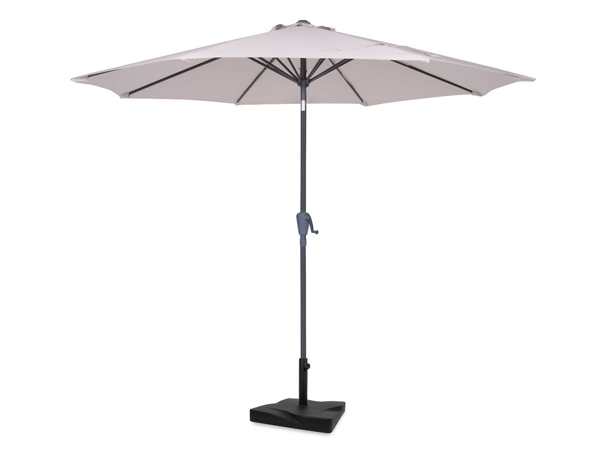 VONROC Premium Recanati Ø300 cm Sonnenschirm mit Fuß