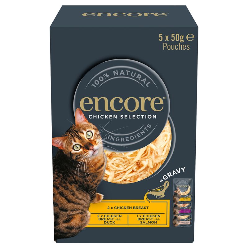 Encore Cat Gravy Pouch Mix 5 x 50 g zu TOP-Preisen