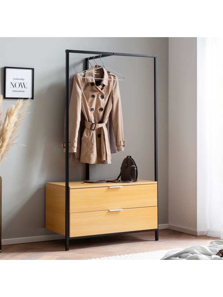 KADIMA DESIGN Garderobe Eiche-Dekor 152x85x44 cm Flurgarderobe Modern, günstig kaufen onesize
