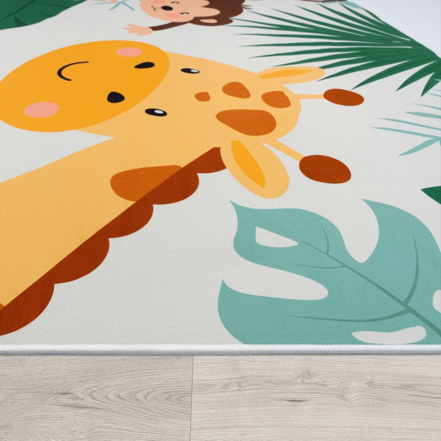 Kinderteppich Rutschfester Teppich Kinderzimmer Spielteppich Mädchen Jungen, TT Home, eckig, Höhe: 9 mm