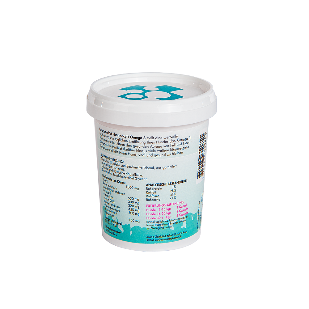Europeanpetpharmacy Ergänzungsfutter & Aufzucht Europeanpetpharmacy Omega 3 180 Softgelkapseln