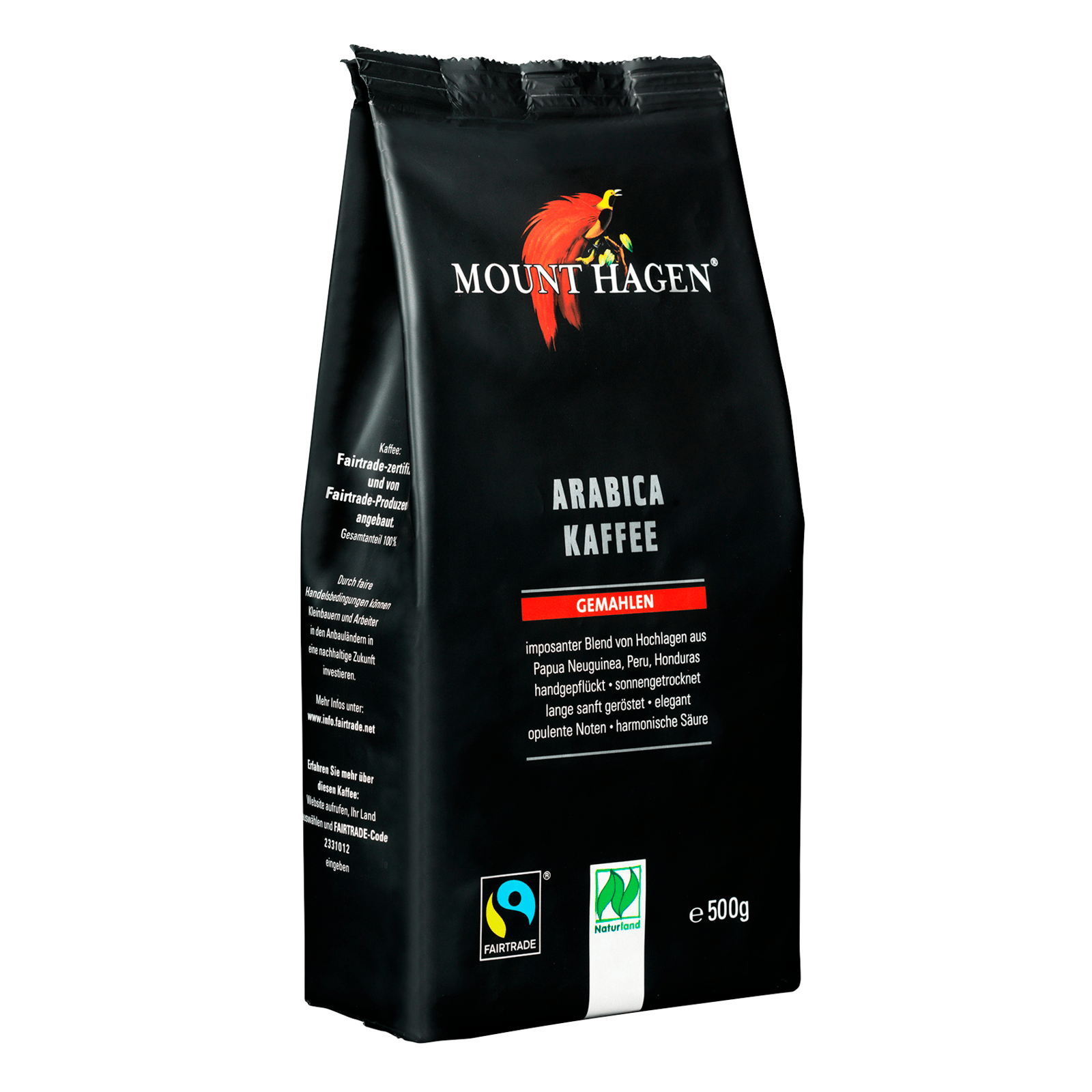 Mount Hagen Bio Arabica Kaffee gemahlen 500g