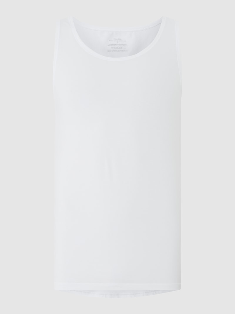 Tanktop mit Stretch-Anteil in weiß