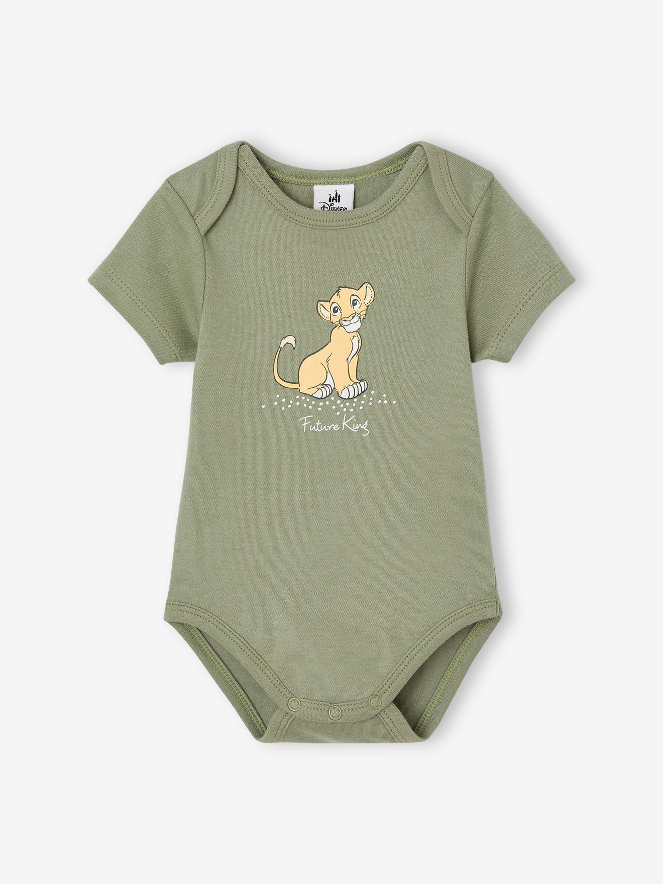 The Lion King 2er-Pack Baby Bodys Disney KÖNIG DER LÖWEN - khaki