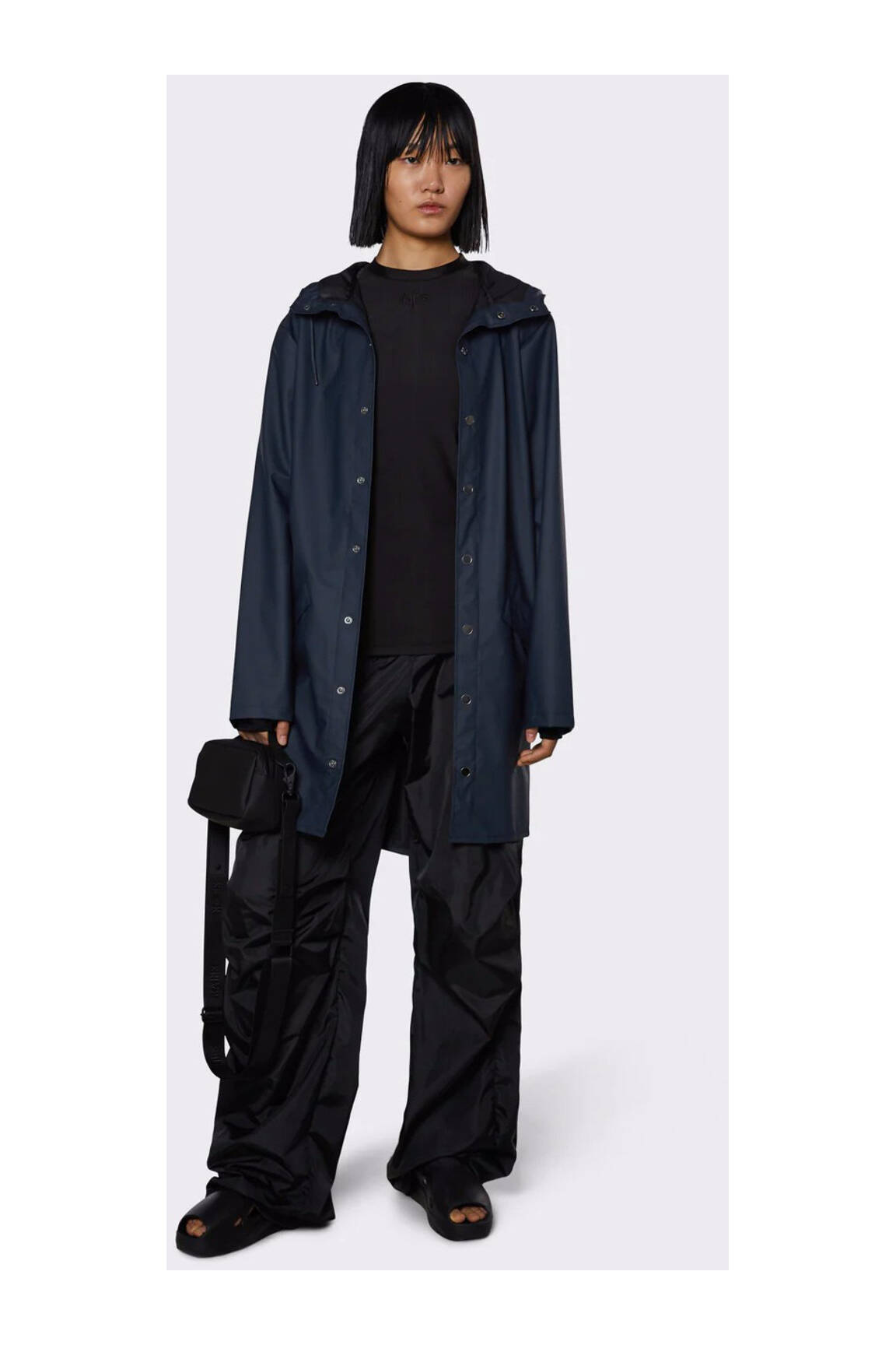 Rains Impermeables Trenchs Unisexe couleur bleu