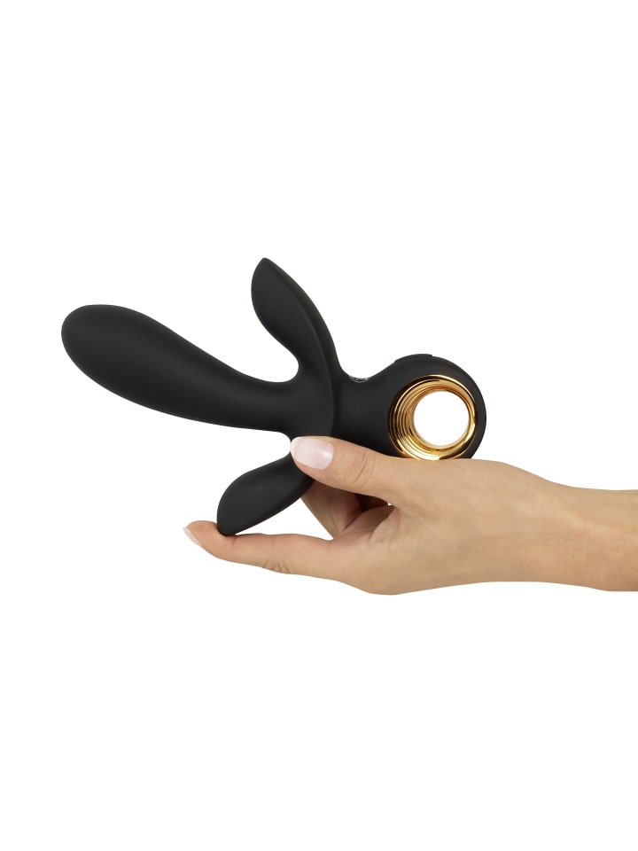 You2Toys Triple-Vibrator Inflatable Triple Vibrator in schwarz günstig kaufen 18,8 cm