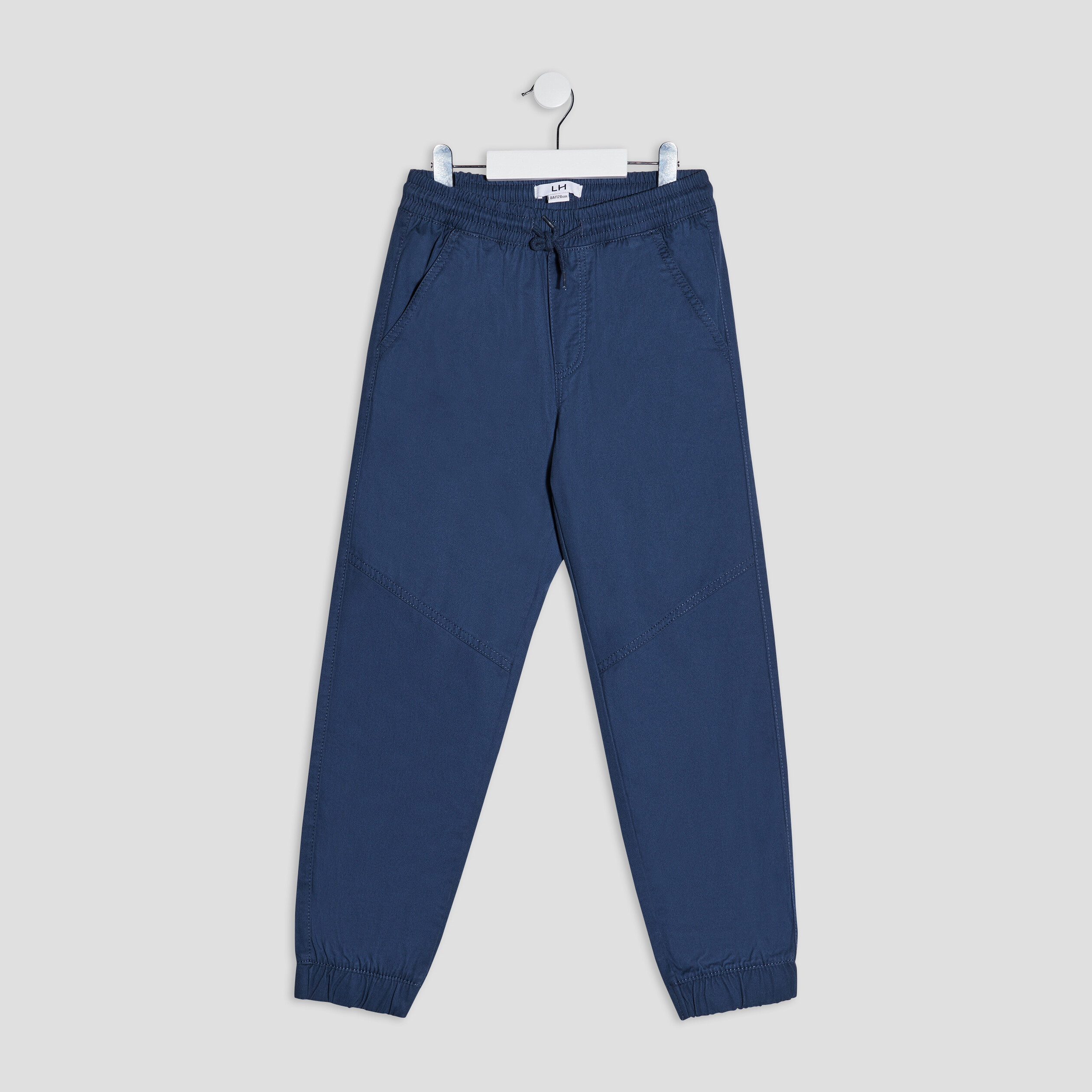 Pantalon jogger regular bleu foncé garçon | La Halle