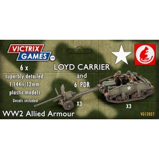 Loyd Carrier and 6pdr + Crews