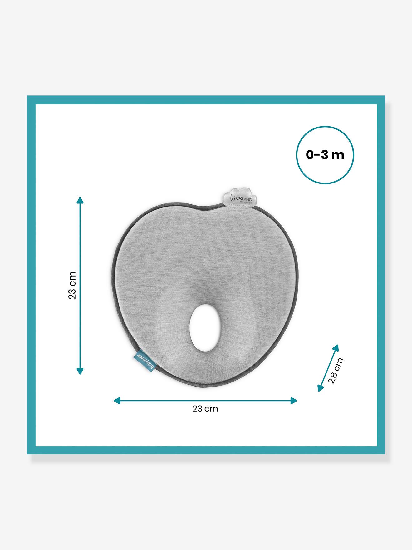 Coussin cale-tête BABYMOOV Lovenest Original gris chiné (smokey)