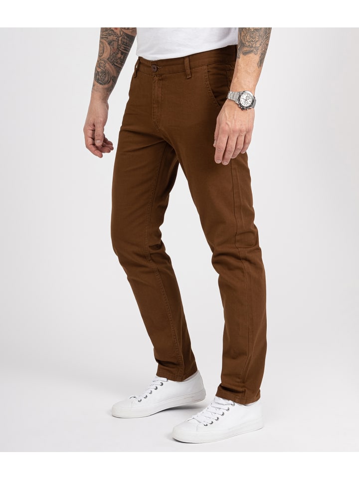 Rock Creek Chino in Braun günstig kaufen