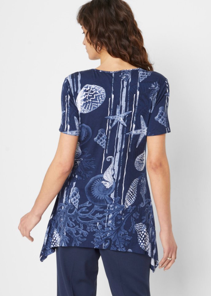 Longshirt mit Zipfel