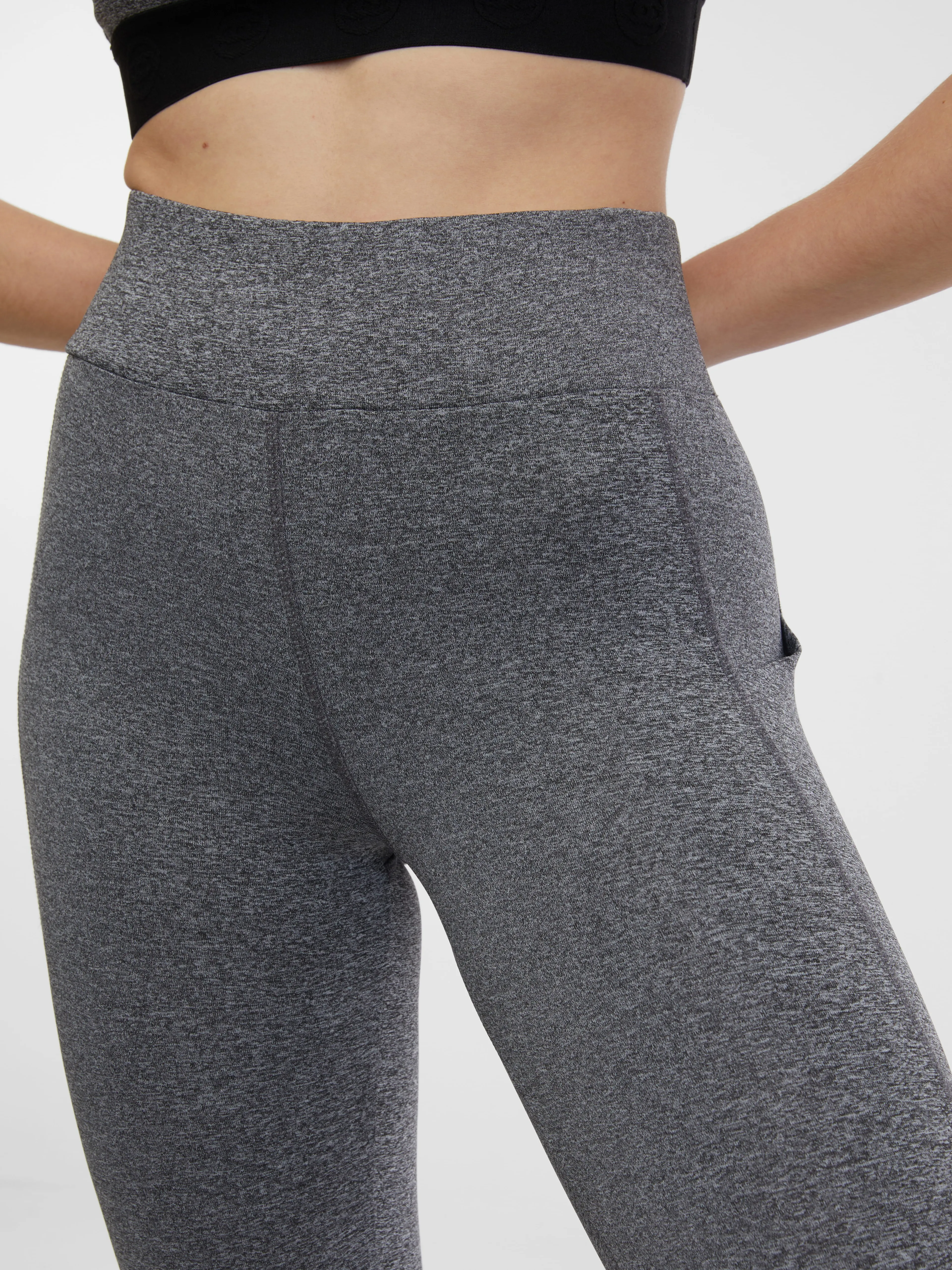 Graue Damen-Sport-Leggings ORSAY
