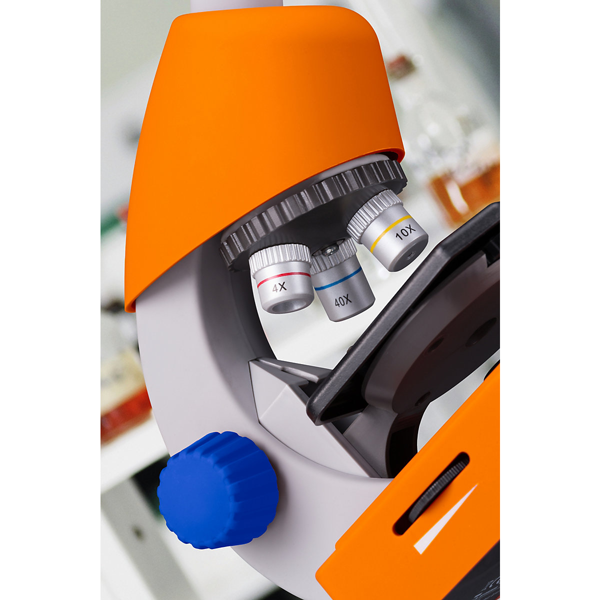 Kindermikroskop mit Zoomokular 40x-640x Vergrößerung