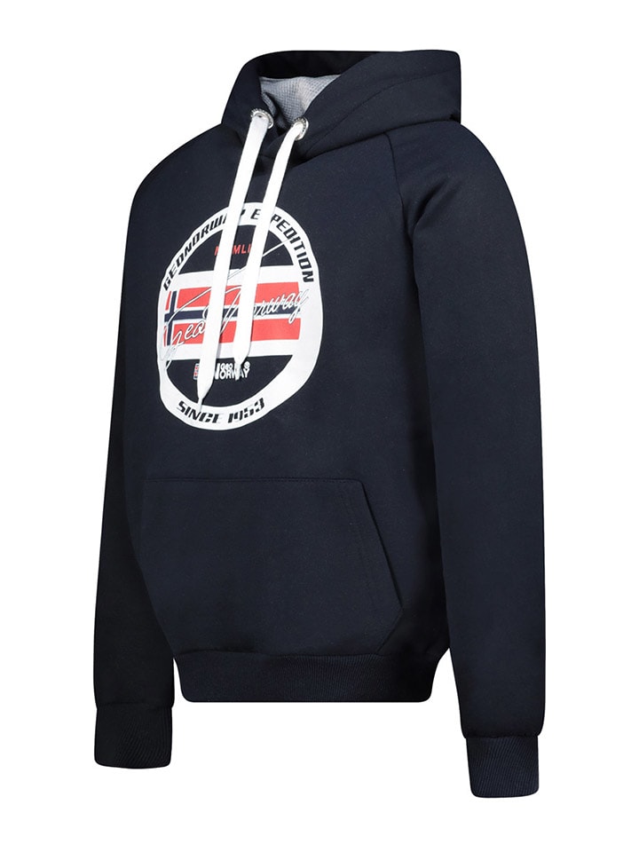 Geographical Norway Hoodie in Dunkelblau günstig kaufen