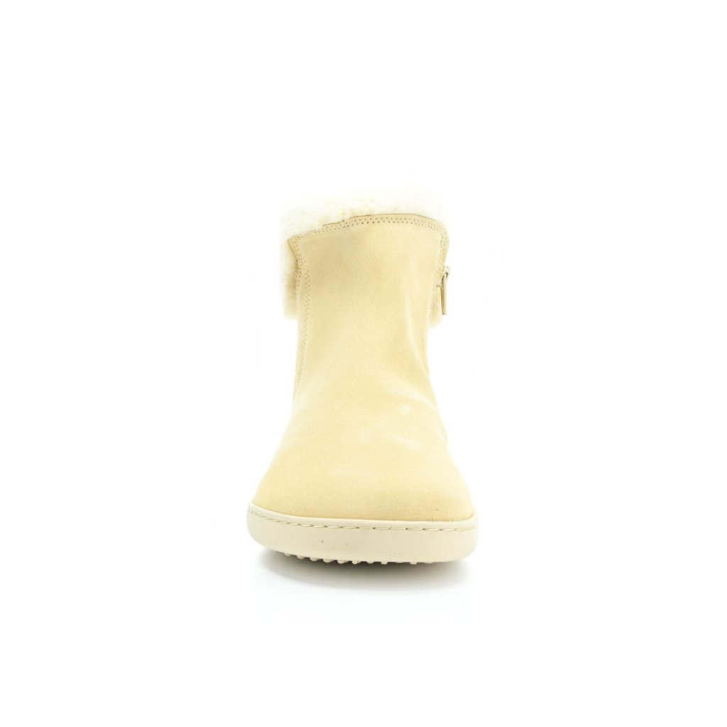 Shapen Fluffy Beige Winterbarfußschuhe
