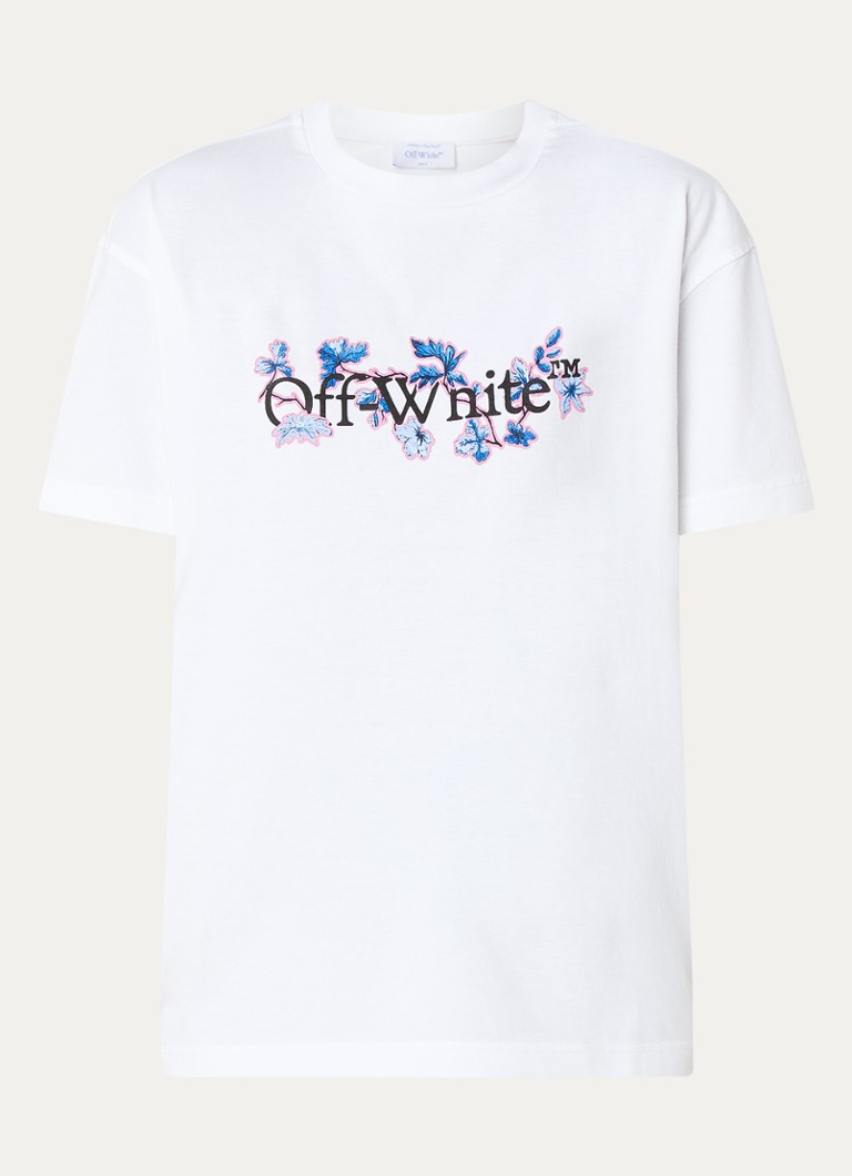 Camiseta Off-White com estampa do logo