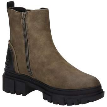 s.Oliver Chelsea Boots in grün