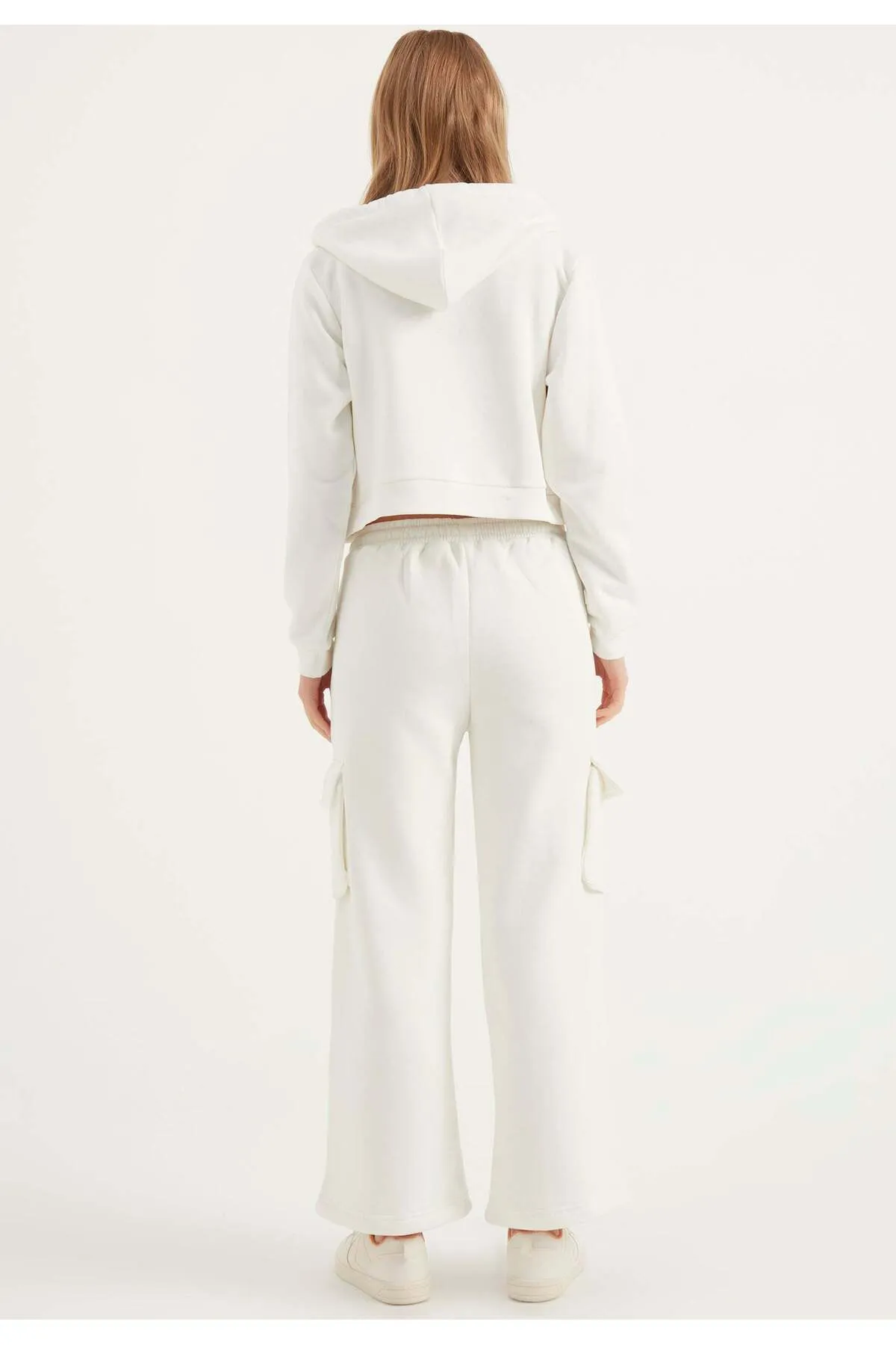 Herita  Jogginghose - Weiß - Wide Leg