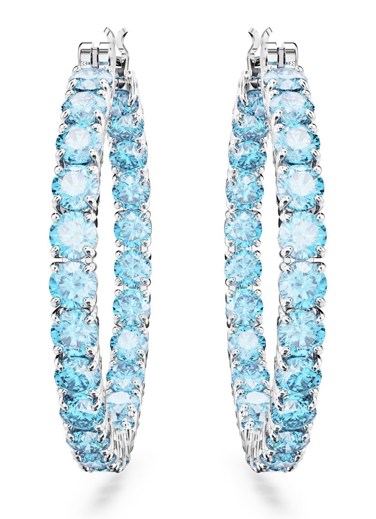 Swarovski MATRIX ON HOOP M AQUAM/RHS