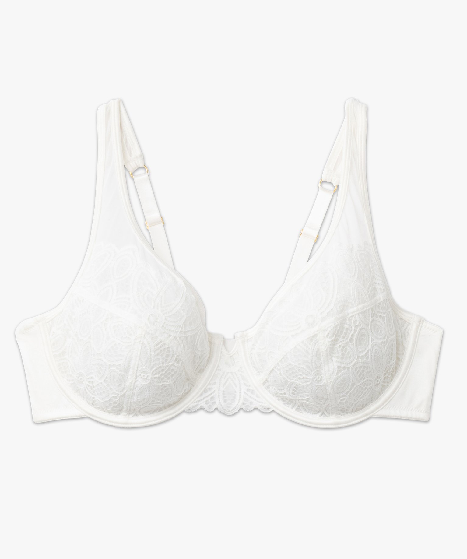 Soutien-gorge emboitant bonnets souples grande taille blanc | GEMO