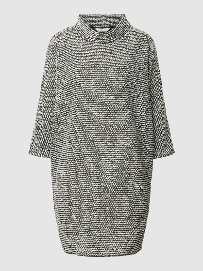 Minikleid mit Rollkragen in schwarz