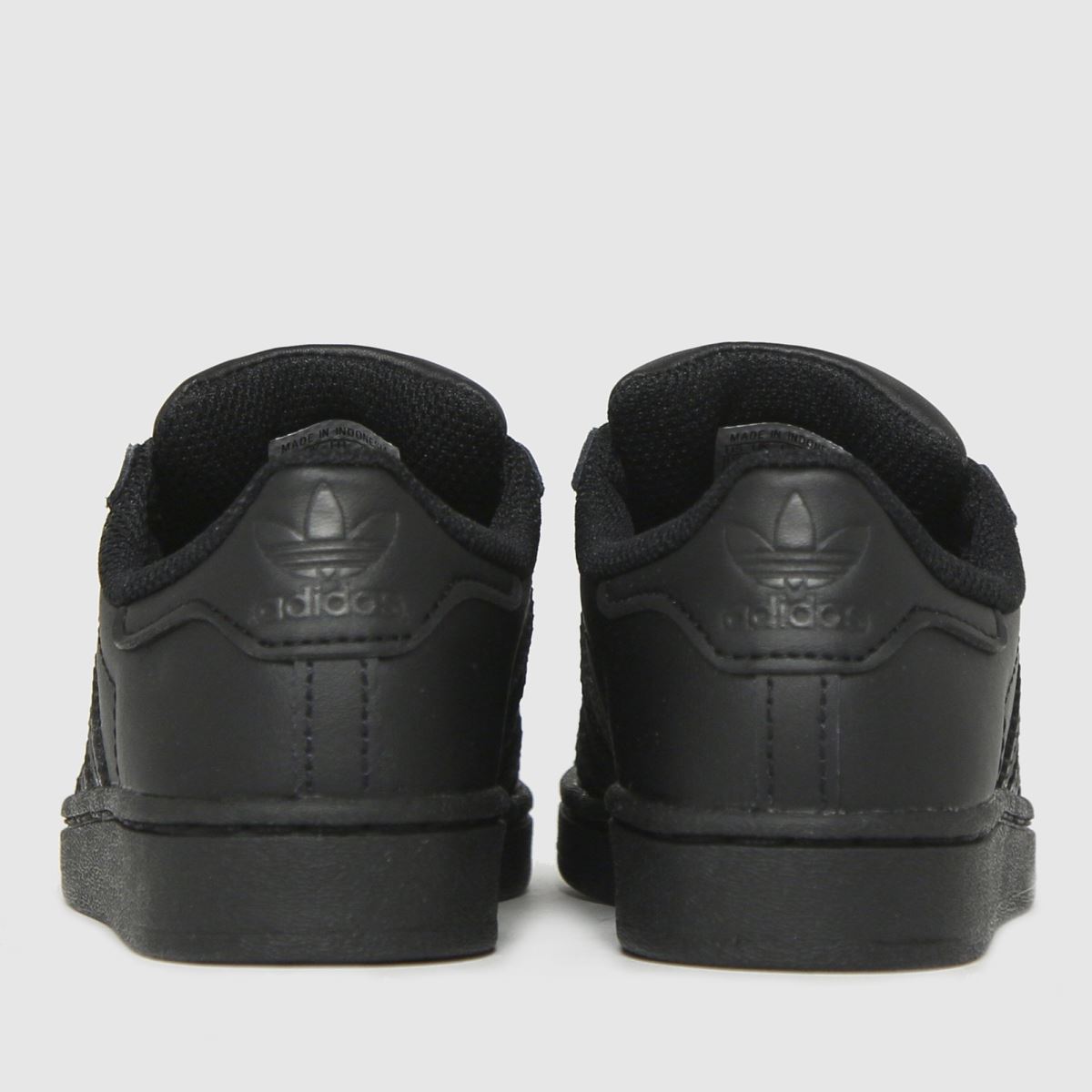adidas fekete Superstar junior cipők