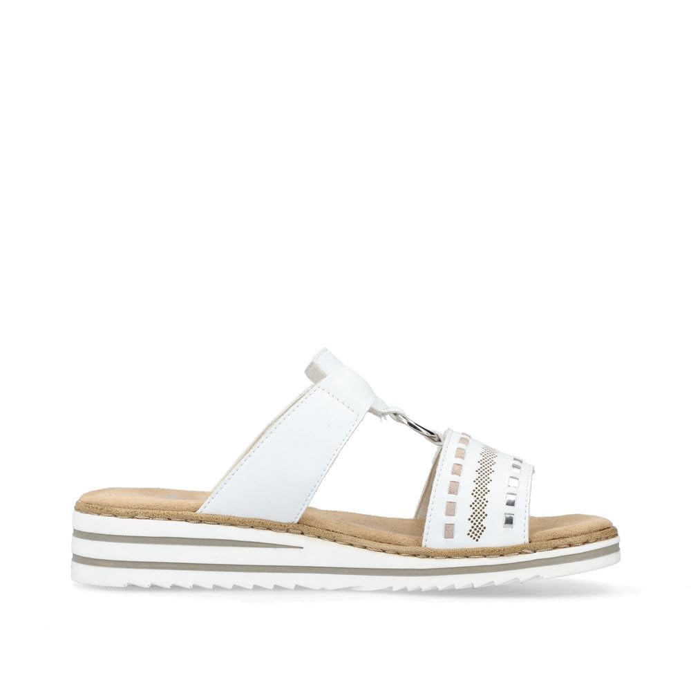 RIEKER Clogs weiss